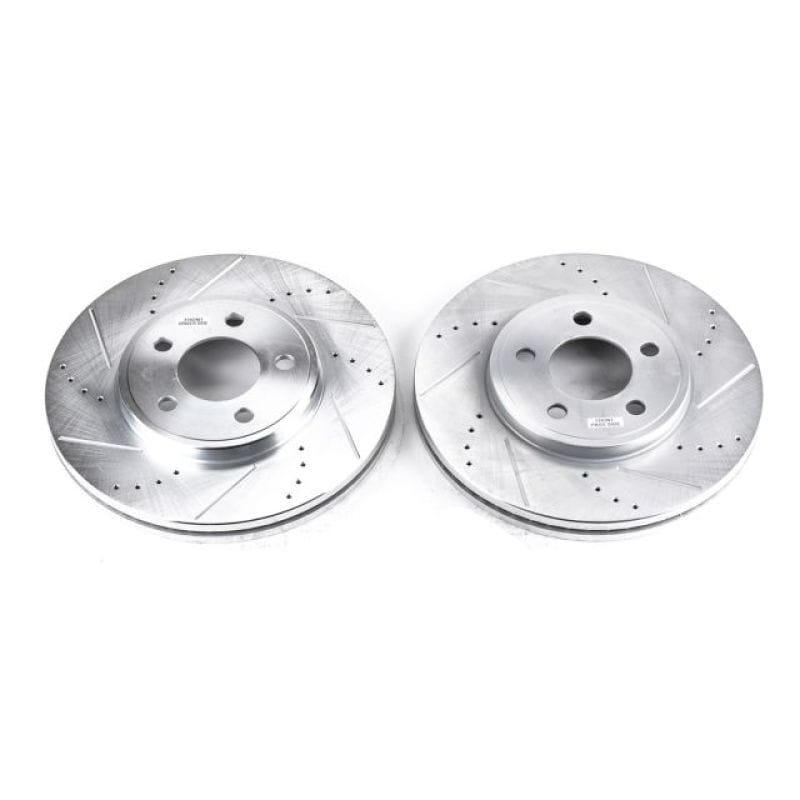 PowerStop — PowerStop Evolution Performance Drilled, Slotted & Plated Brake Rotor Pair