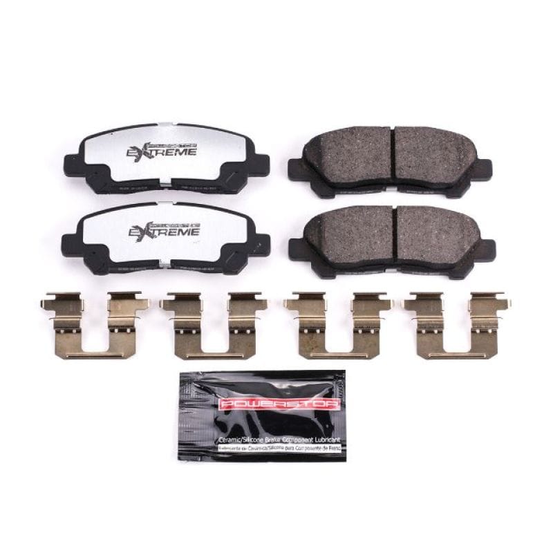 PowerStop — PowerStop - Z36 Truck and SUV Carbon-Fiber Ceramic Brake Pads with Hardware Kit