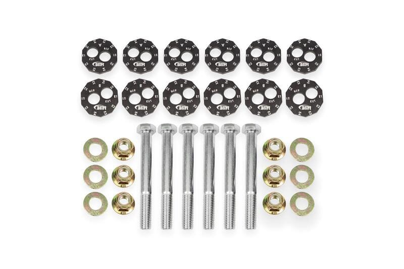 BMR Suspension — Camber Bolt Kit, Front and Rear Lower Control Arms