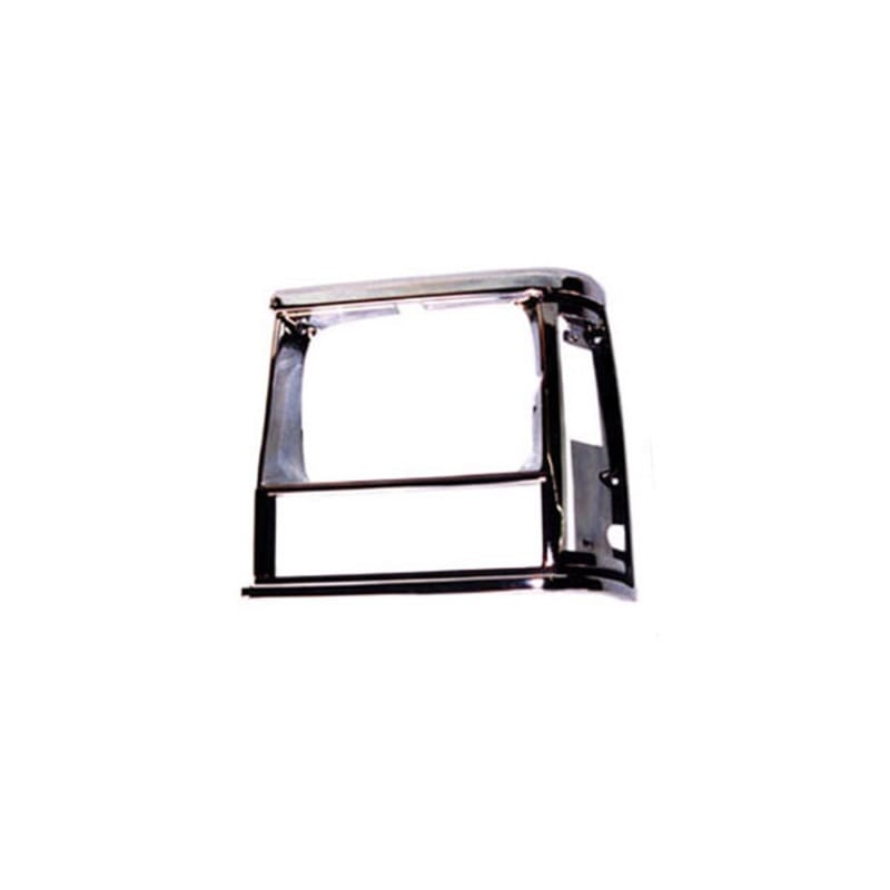 OMIX — Omix LH Chrome Blk Headlight Bezel 84-01 Cherokee (XJ)