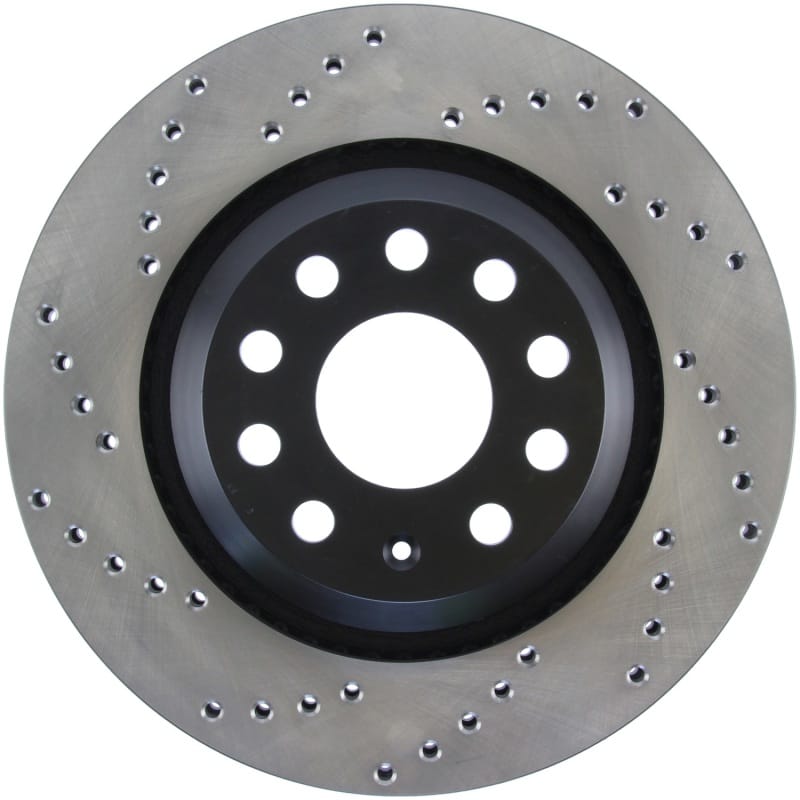 Stoptech — StopTech Sport Cross Drilled Brake Rotor; Rear Right