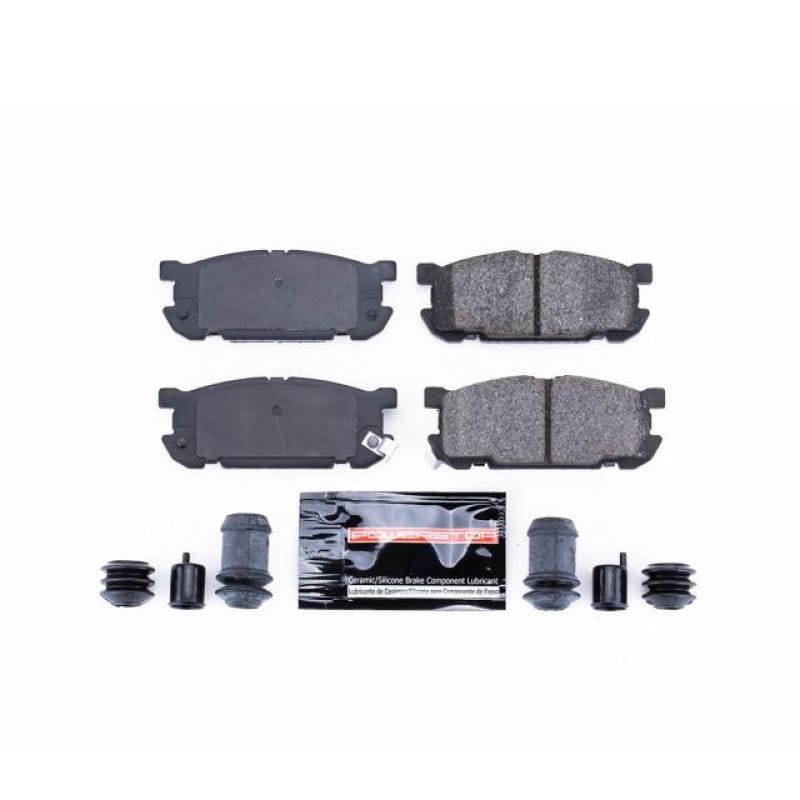 PowerStop — PowerStop - Z23 Daily Driver Carbon-Fiber Ceramic Brake Pads with Hardware Kit