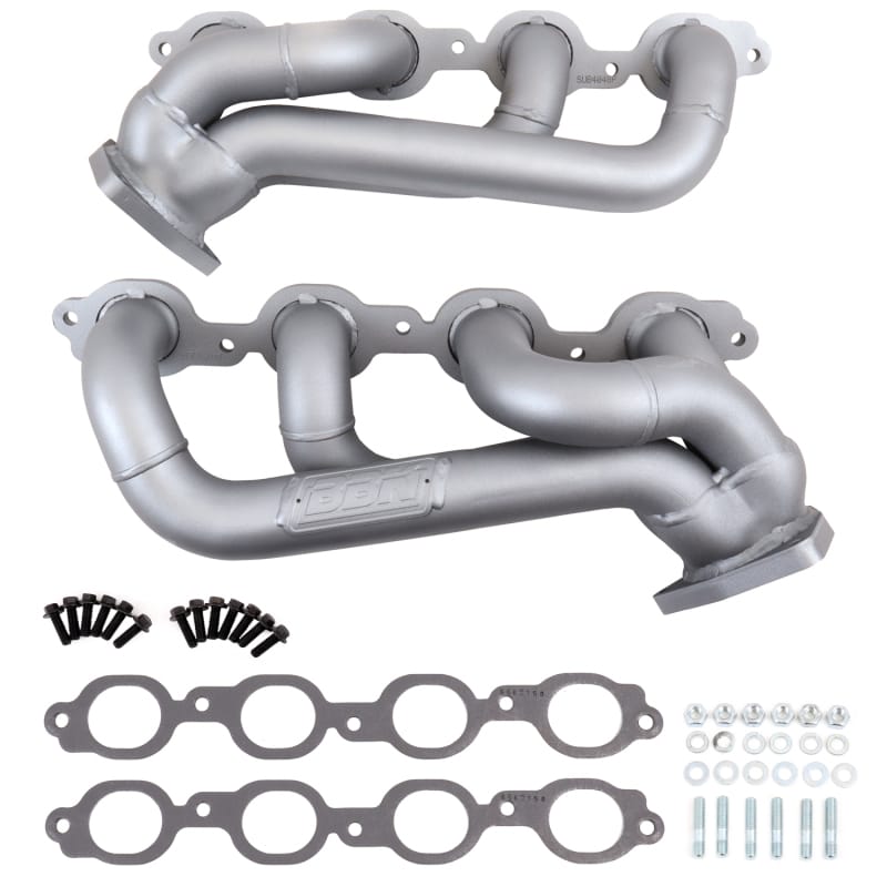 BBK — 2019-2024 Chevy GM Truck 5.3L 6.2L 1-3/4 Shorty Headers (TITANIUM CERAMIC)
Shorty Length Tuned Exhaust Header