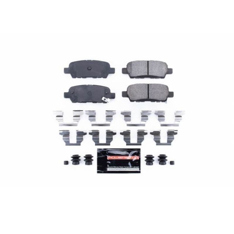 PowerStop — PowerStop - Z23 Daily Driver Carbon-Fiber Ceramic Brake Pads with Hardware Kit