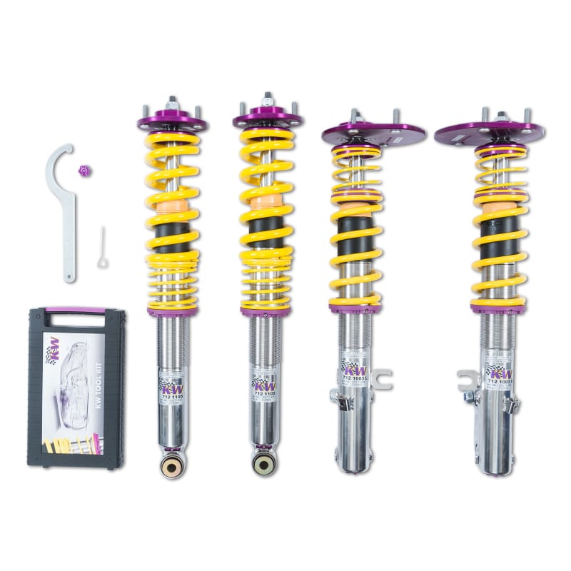 KW — Adjustable Coilovers, Aluminum Top Mounts, Independent Compression and Rebound
KW V3 CLUBSPORT KIT - 35271822