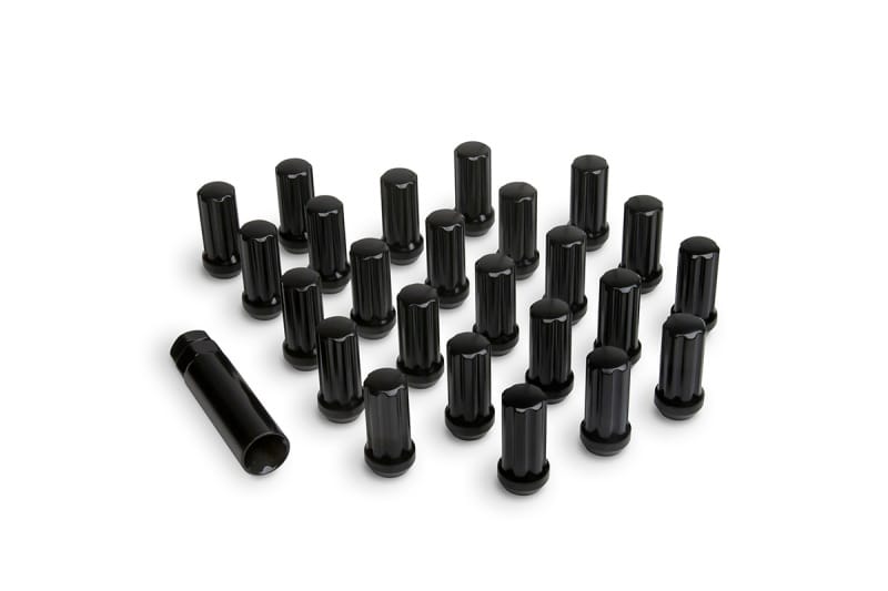 ICON — ICON ALLOYS LUG NUT KIT BLACK - 14 X 1.5 / 24 COUNT W/ KEY