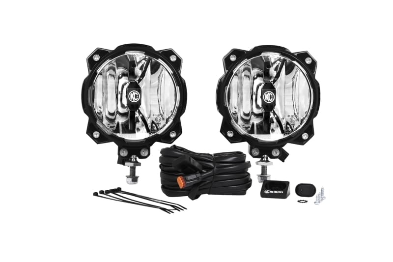 KC HiLiTES — KC Pro6 Gravity LED 6in Infinity Ring Driving 2-Light System Universal
Pro6; Gravity LED Single Mnt Driving SAE/ECE System (pr)