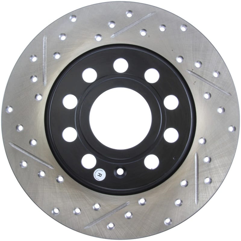 Stoptech — StopTech Sport Drilled & Slotted Brake Rotor; Rear Right
StopTech Sport Drilled/Slotted Brake Rotor; Rear Right
StopTech Sport Drilled/Slotted Disc