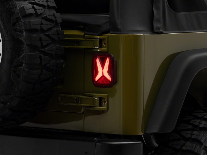 Raxiom — Raxiom 76-06 Jeep CJ7 Wrangler YJ & TJ Gladiator LED Tail Lights- Blk Housing (Smoked Lens)
Lights