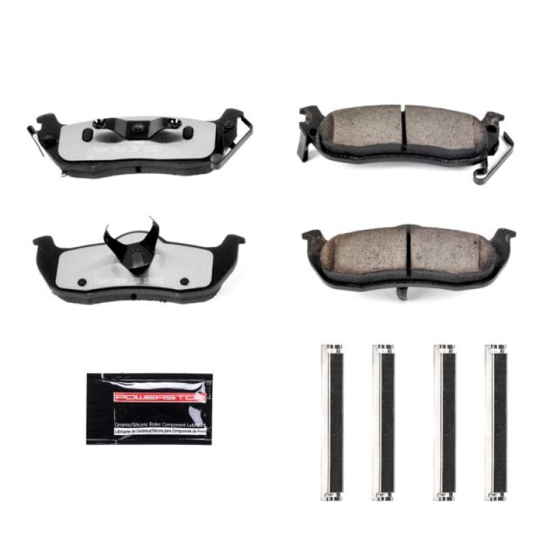PowerStop — PowerStop - Z36 Truck and SUV Carbon-Fiber Ceramic Brake Pads with Hardware Kit