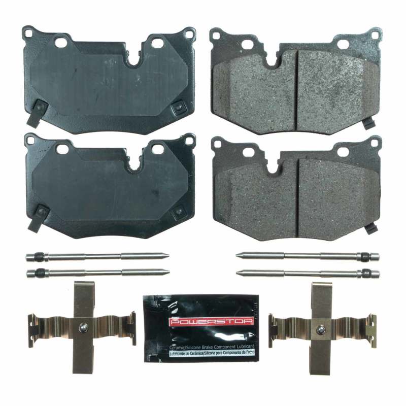 PowerStop — PowerStop - Z23 Daily Driver Carbon-Fiber Ceramic Brake Pads with Hardware Kit