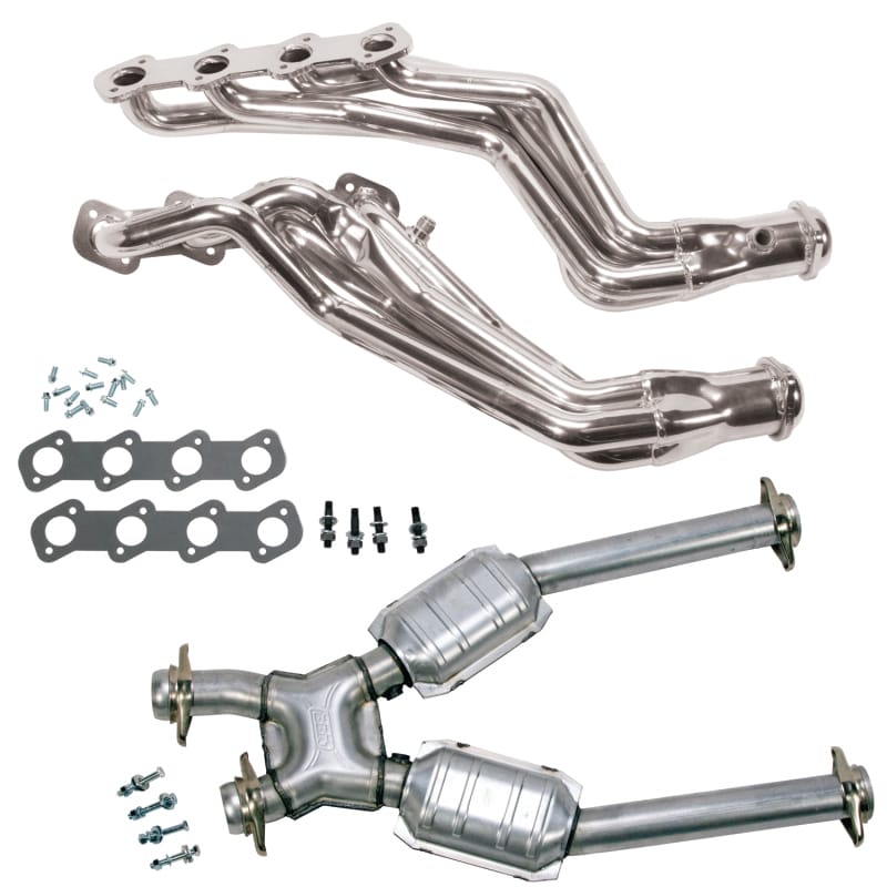BBK — BBK 96-04 Ford Mustang 4.6L 2V (M/T Only) 1-5/8 Headers w/High Flow Catted X-Pipe (Silver Ceramic)
Exhaust Header
Exhaust Kit