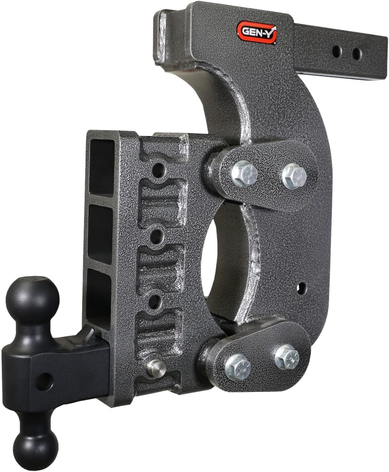 GEN-Y Hitch — Gen-Y The Boss Torsion-Flex 2.5in Receiver 15in Drop Hitch w/GH-061 Dual-Ball/Stabilizer Kit
Drop Hitch