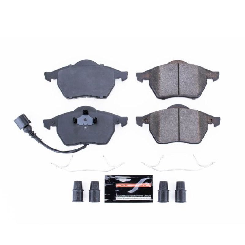 PowerStop — PowerStop - Z23 Daily Driver Carbon-Fiber Ceramic Brake Pads with Hardware Kit