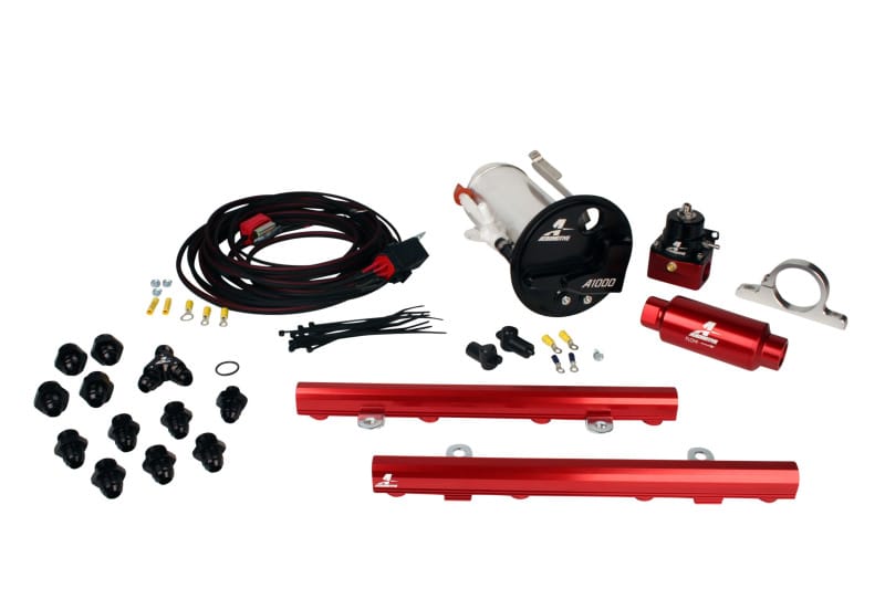 Aeromotive — 07-12 Shelby GT500 Stealth A1000 Racing Fuel System with 5.0L 4-V Fuel Rails