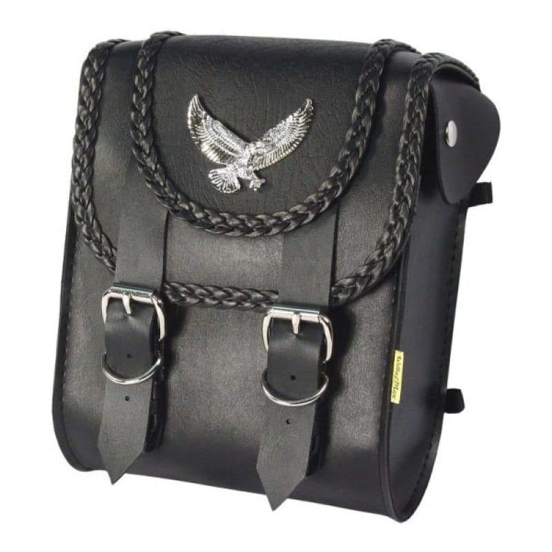Willie & Max — Willie & Max Universal Black Magic Sissy Bar Bag (8 inches L x 10 inches H x 4.5 inches W) - Black