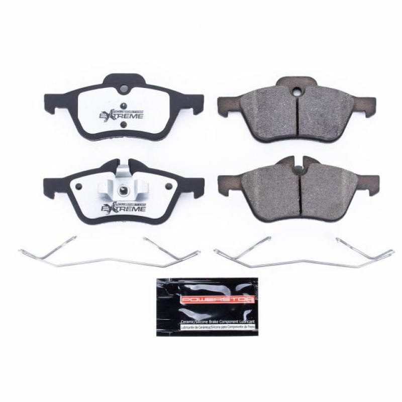 PowerStop — PowerStop - Z26 Performance Carbon-Fiber Ceramic Brake Pads with Hardware Kit