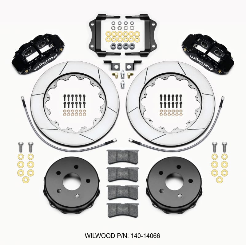 Wilwood — KIT,REAR,JEEP JK,07-18,FNSL4R,14.00 ROTOR,W/LINES