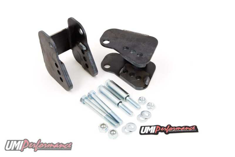 UMI Performance — 2010 - 1982-2002 GM F-Body Lower Control Arm Relocation Brackets Weld-In