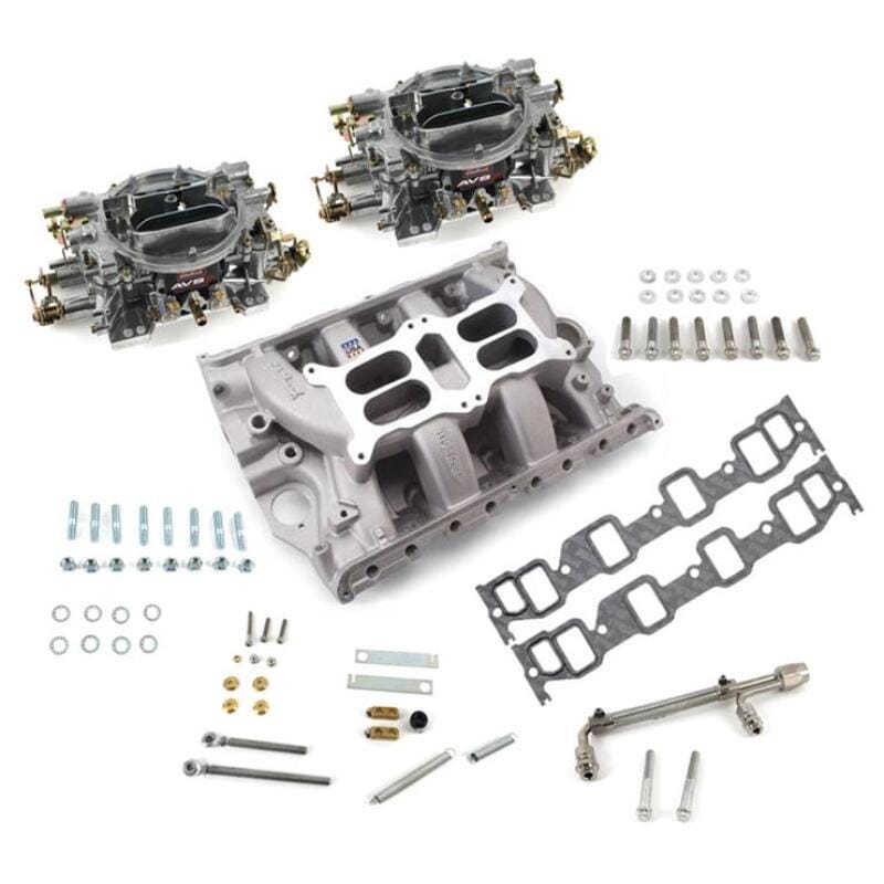 Edelbrock — RPM Air-Gap Dual-Quad Intake Manifold/Carburetor Kit