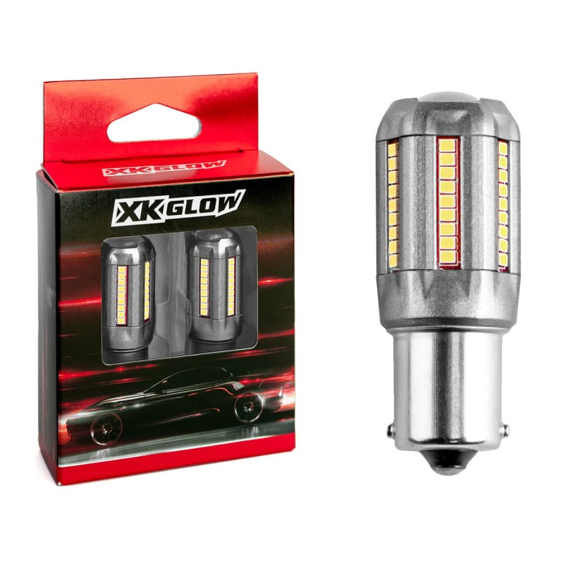XKGLOW — XK Glow 2pc Amber 1156 Auto Bulb