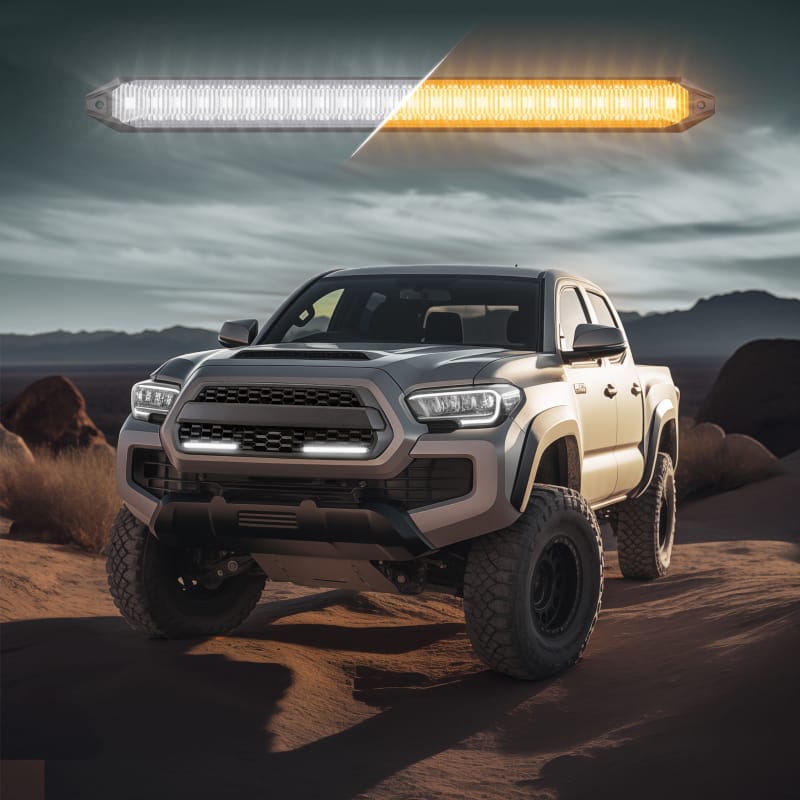 XKGLOW — XK Glow 9In Switchback Grill Lights with Start-up Animation & Sequential Turn Signals