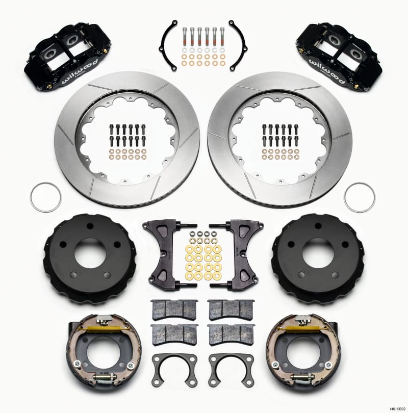 Wilwood — KIT,REAR,DISC/DRUM,SMALL FORD,2.36 OFF FNSL4R,5x5.50 BC,14.00 ROTOR