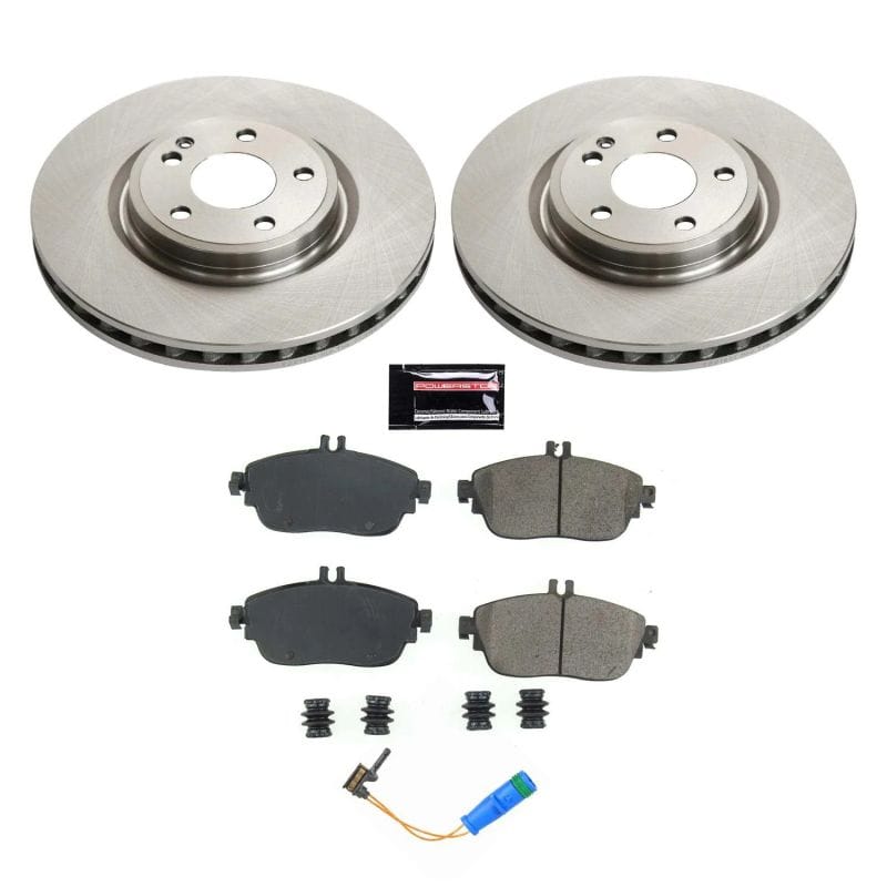 PowerStop — OE Stock Replacement Low-Dust Ceramic Brake Pad and Rotor Kit