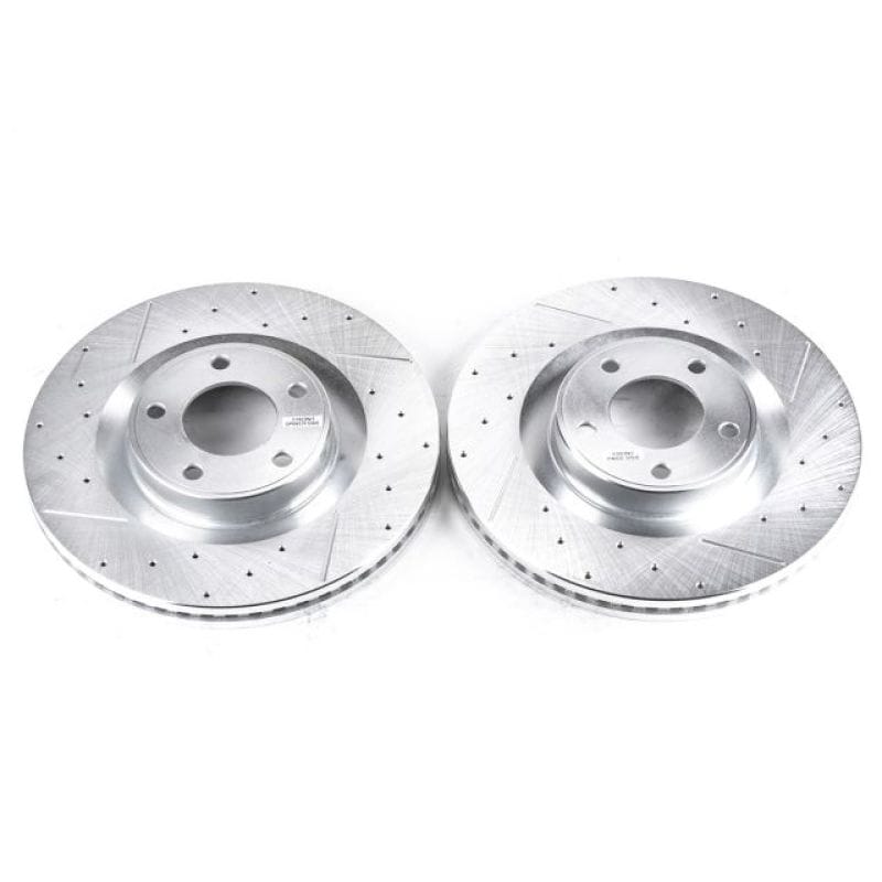 PowerStop — PowerStop Evolution Performance Drilled, Slotted & Plated Brake Rotor Pair