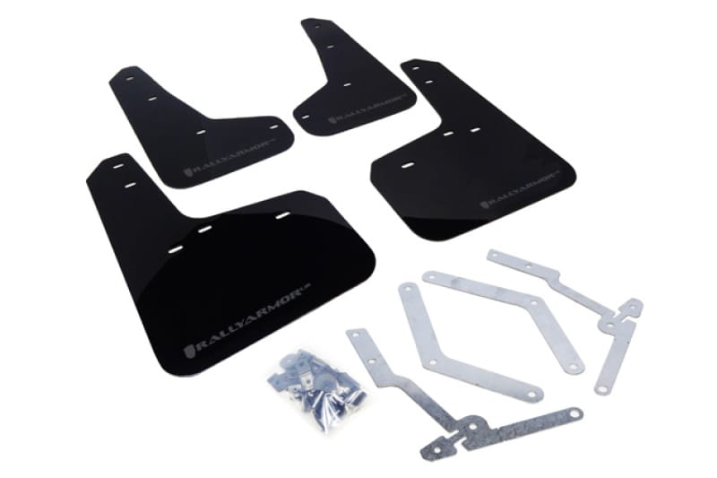 Rally Armor — Black Mud Flap/Grey Logo