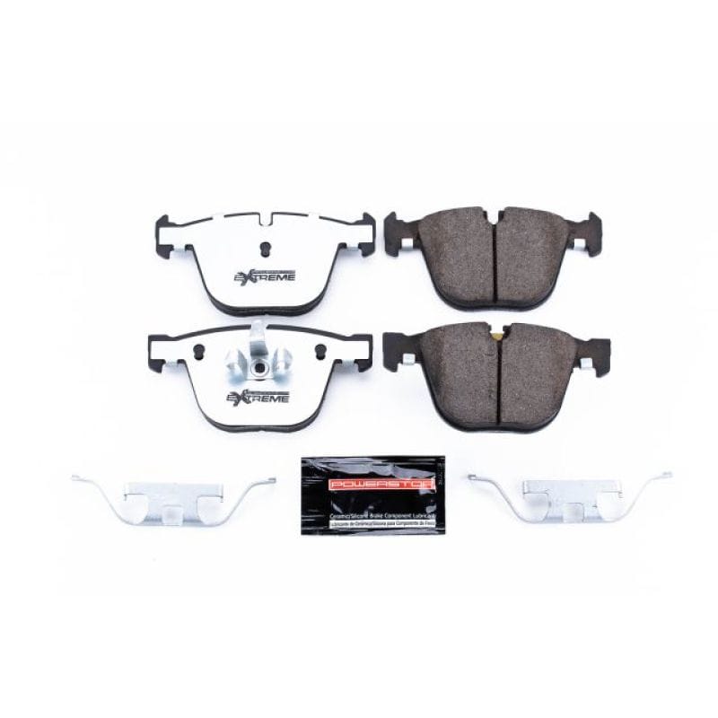 PowerStop — PowerStop - Z26 Performance Carbon-Fiber Ceramic Brake Pads with Hardware Kit