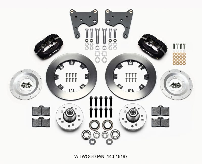 Wilwood — KIT,FRONT,MOPAR,C-BODY,DRUM,FDLI,12.19 BLACK POWDER COAT