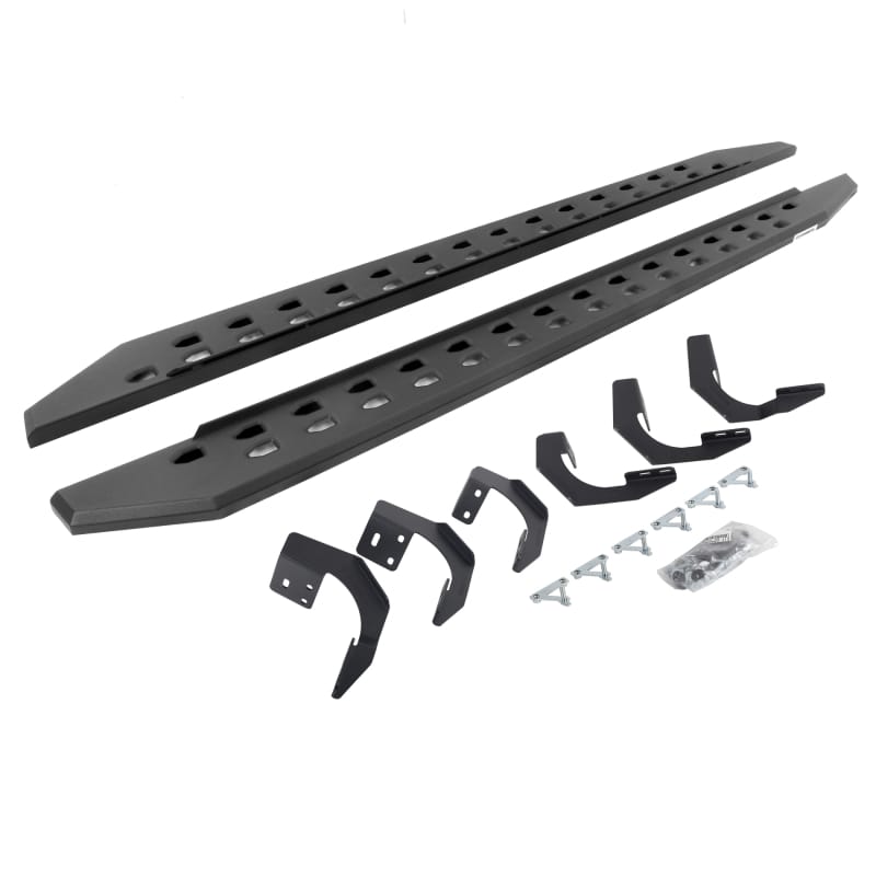 Go Rhino — RB20 Slim Line Running Boards with Mounting Brackets Kit