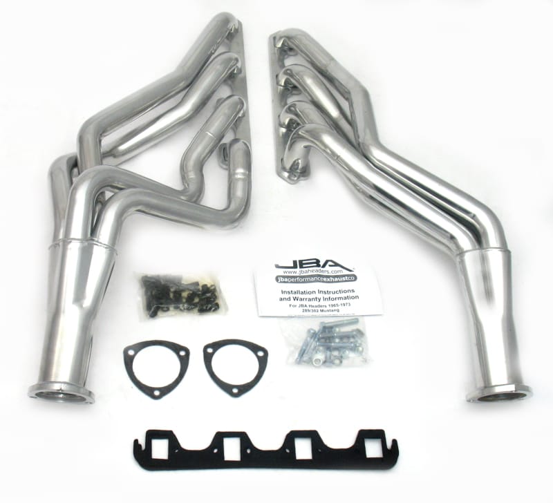 JBA — JBA 65-73 Ford Mustang 260-302 SBF 5 Speed T5/T56 1-3/4in Primary Silver Ctd Long Tube Header
Long Tube Header