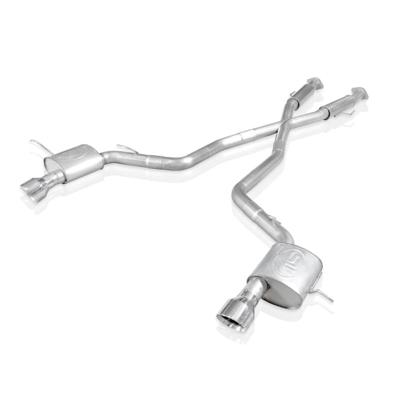 Stainless Works — Stainless Works Catback Dual Chambered Mufflers Factory Connect