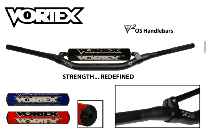 Vortex Racing — Vortex Racing V3 Handlebar MX 1-1/8in- Black