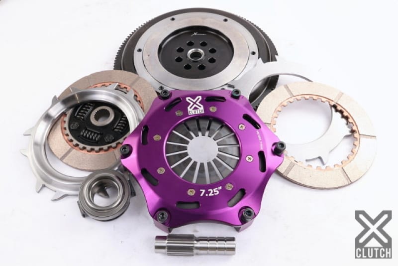 XCLUTCH — Clutch Kit Inc Chromoly Flywheel; 7  1/4" Twin Sprung Ceramic Clutch Discs