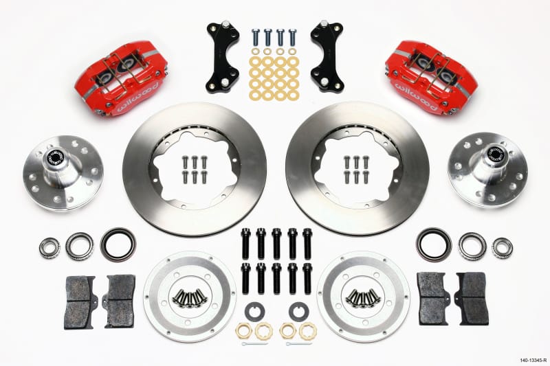 Wilwood — KIT,FRONT,WWE PRO SPINDLE,DP-DB,11.00 ROTOR,RED