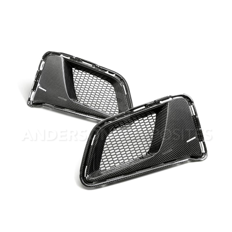 Anderson Composites — Anderson Composites 17-18 Chevrolet Camaro 1LE Carbon Fiber Type LE Air Duct Bezels
Valance Panel Duct