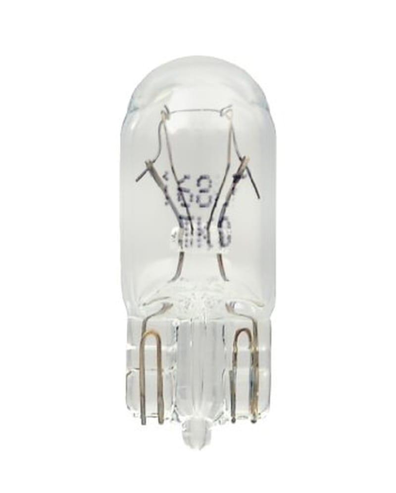 Hella — Hella Bulb 168 12V 5W 3Cp W21X95D T325 (2)
168TB Incan Bulb