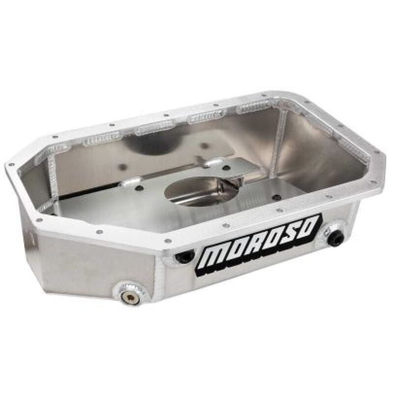 Moroso — Moroso Honda/Acura K20/K24 Swap Road Race Baffled Wet Sump 6.5 Qt 6.25in Deep Aluminum Oil Pan
