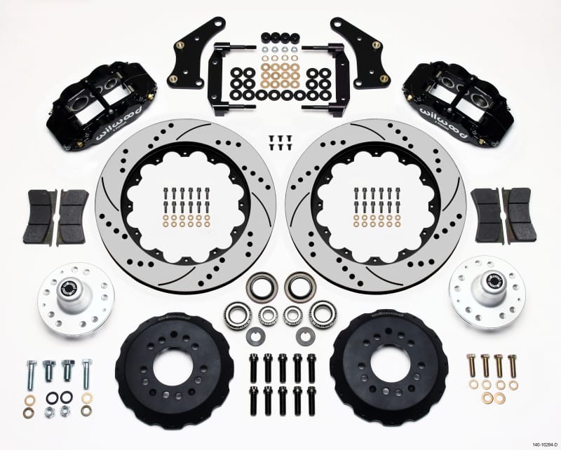 Wilwood — KIT,FRONT,LARGE GM,58-70,DROP SPINDLE FNSL6R,14.00 ROTOR,DRILLED