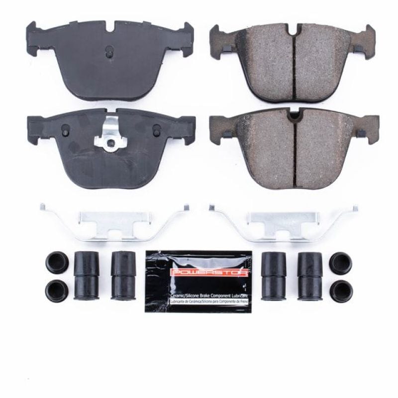 PowerStop — PowerStop - Z23 Daily Driver Carbon-Fiber Ceramic Brake Pads with Hardware Kit