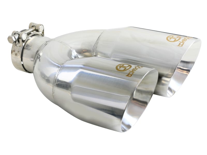 aFe — Takeda 304 Stainless Steel Clamp-on Exhaust Tip Polished