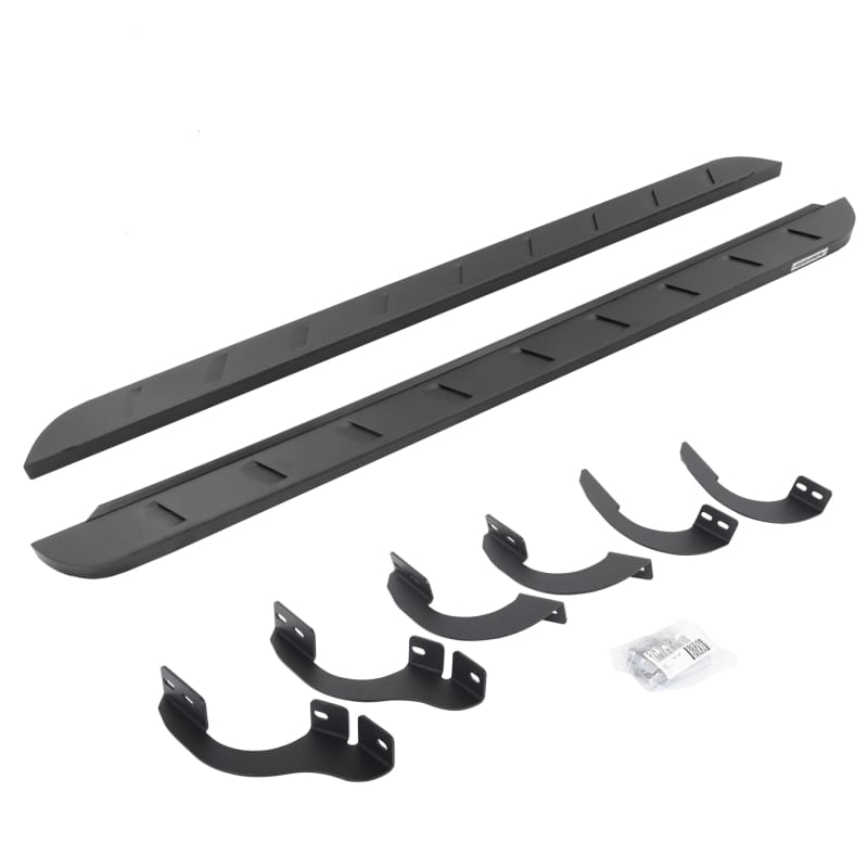 Go Rhino — RB10 Slim Line Running Boards with Mounting Brackets Kit