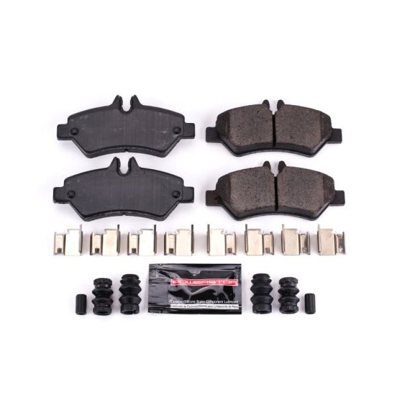PowerStop — PowerStop - Z23 Daily Driver Carbon-Fiber Ceramic Brake Pads with Hardware Kit