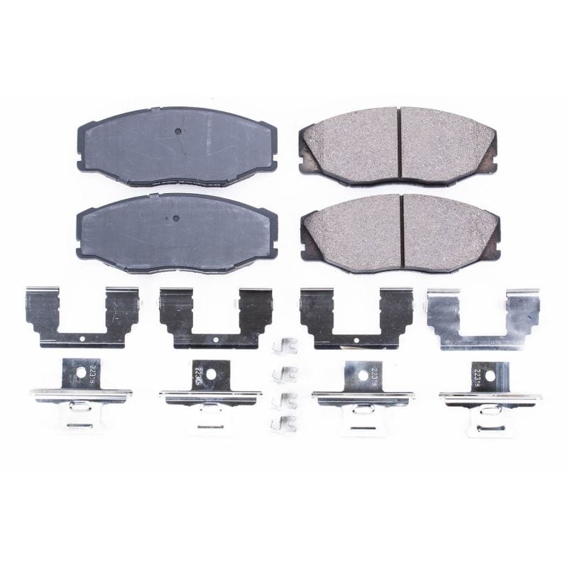 PowerStop — PowerStop - Z17 Low-Dust Ceramic Brake Pads with Hardware