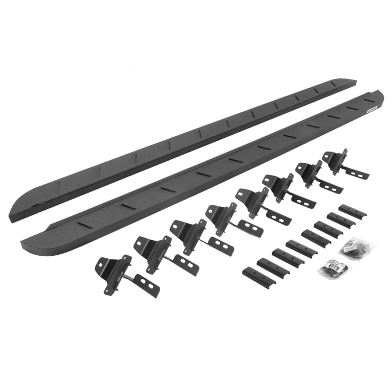Go Rhino — RB10 Slim Line Running Boards with Mounting Brackets Kit