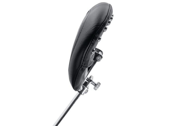 Mustang Motorcycle — Mustang 08-21 Harley Electra Glide Std,Rd Glide,Rd King,Str Glide Passenger Backrest w/Studs - Blac