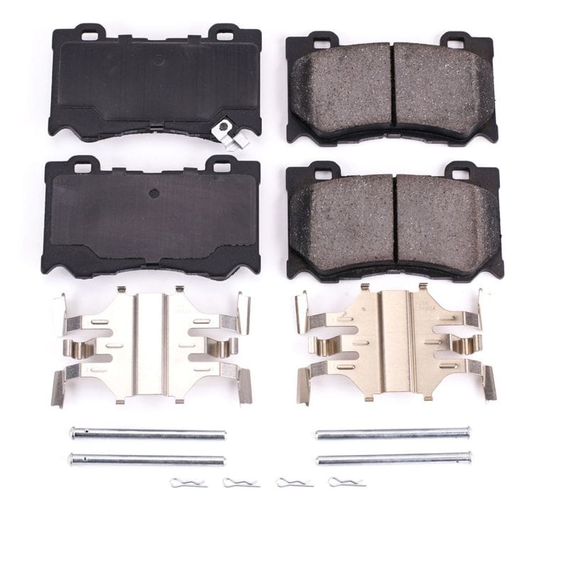 PowerStop — PowerStop - Z17 Low-Dust Ceramic Brake Pads with Hardware